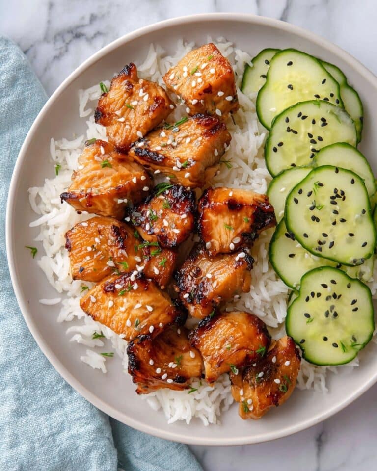 Air Fryer Salmon Bites with Savory and Sweet Soy Marinade Recipe