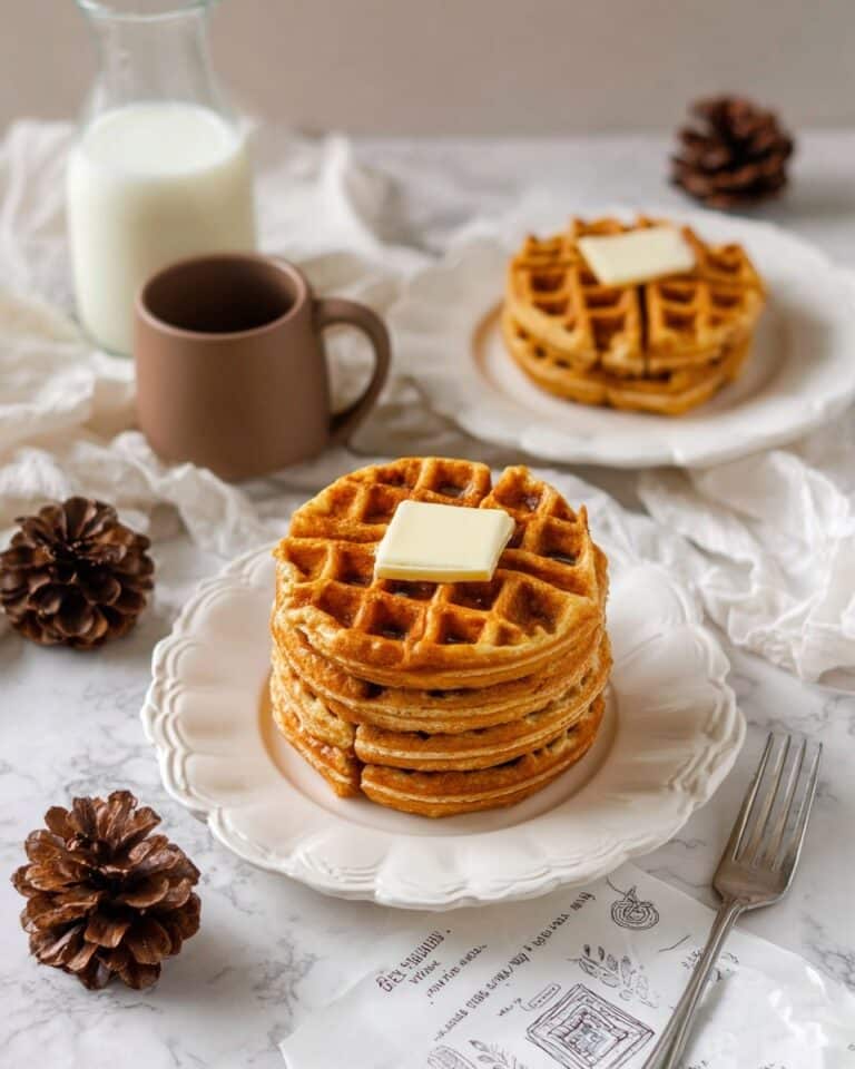 Easy Pumpkin Waffles Recipe