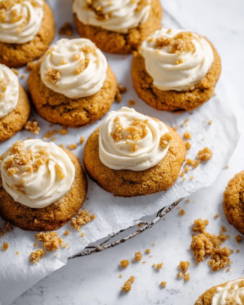 Easy Cheesecake Filled Pumpkin Thumbprint Cookies Recipe