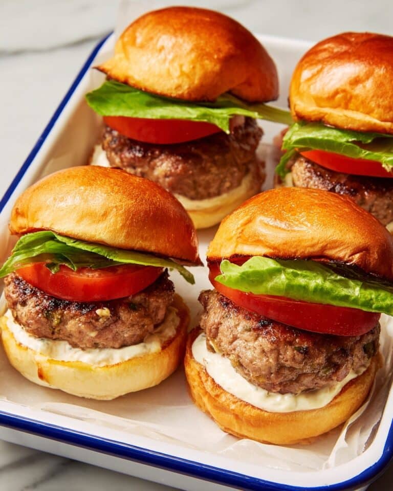Turkey Burger with Caramelized Onions and Avocado Recipe