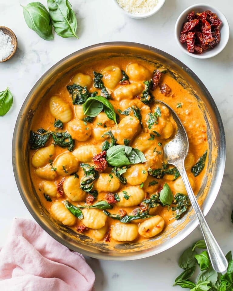 One-Pan Creamy Tuscan Gnocchi (In 15 Minutes) Recipe