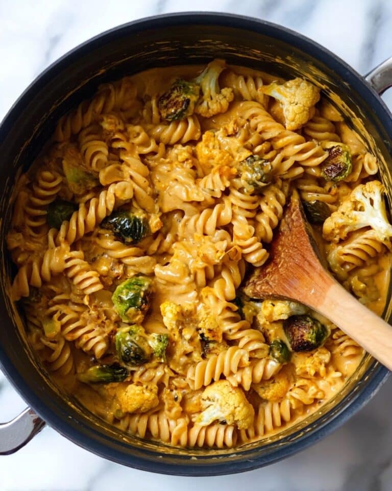 Pumpkin Mac and Cheese with Roasted Veggies Recipe