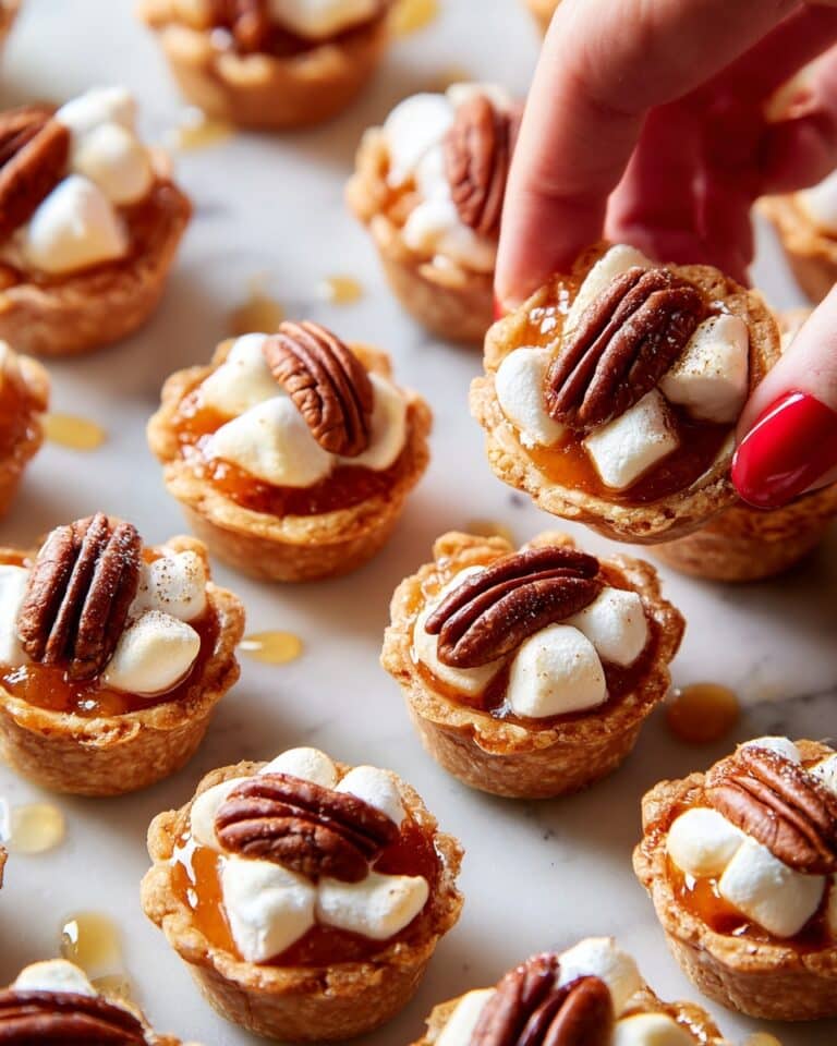 Sweet Potato Crescent Bites with Marshmallows and Pecans Recipe