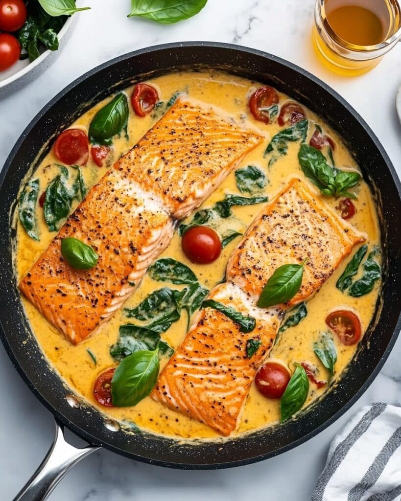 Tuscan Butter Salmon Recipe