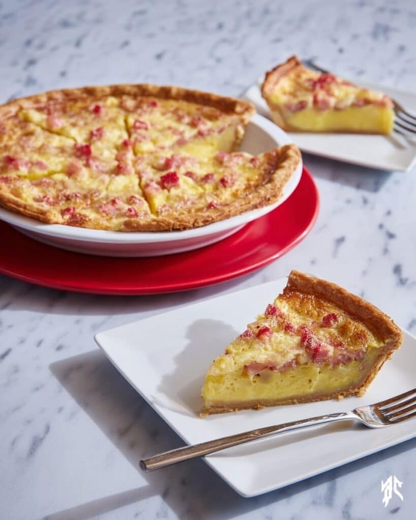 Rhubarb Custard Pie Recipe