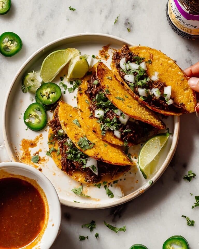 Authentic Beef Birria Tacos with Rich Guajillo and Chipotle Marinade Recipe