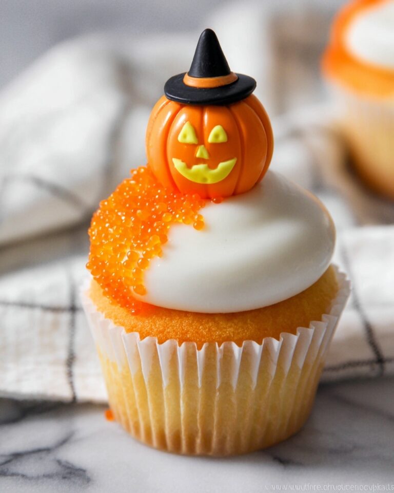 Creamsicle Mini Halloween Cupcakes Recipe