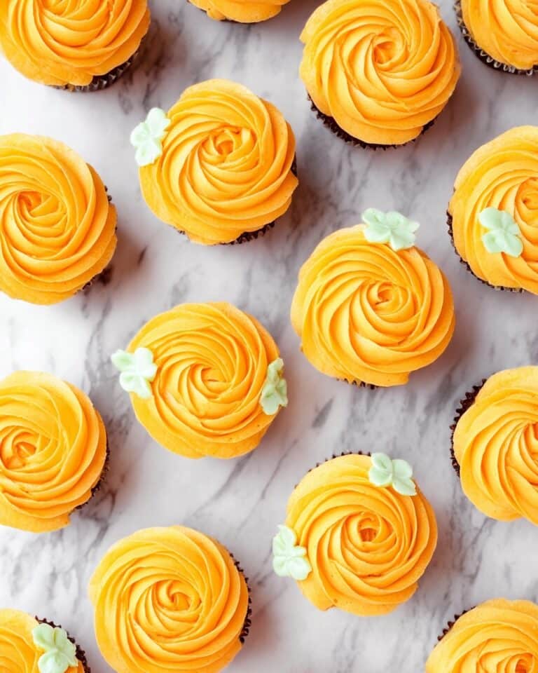 Decorated Pumpkin Cupcakes Recipe