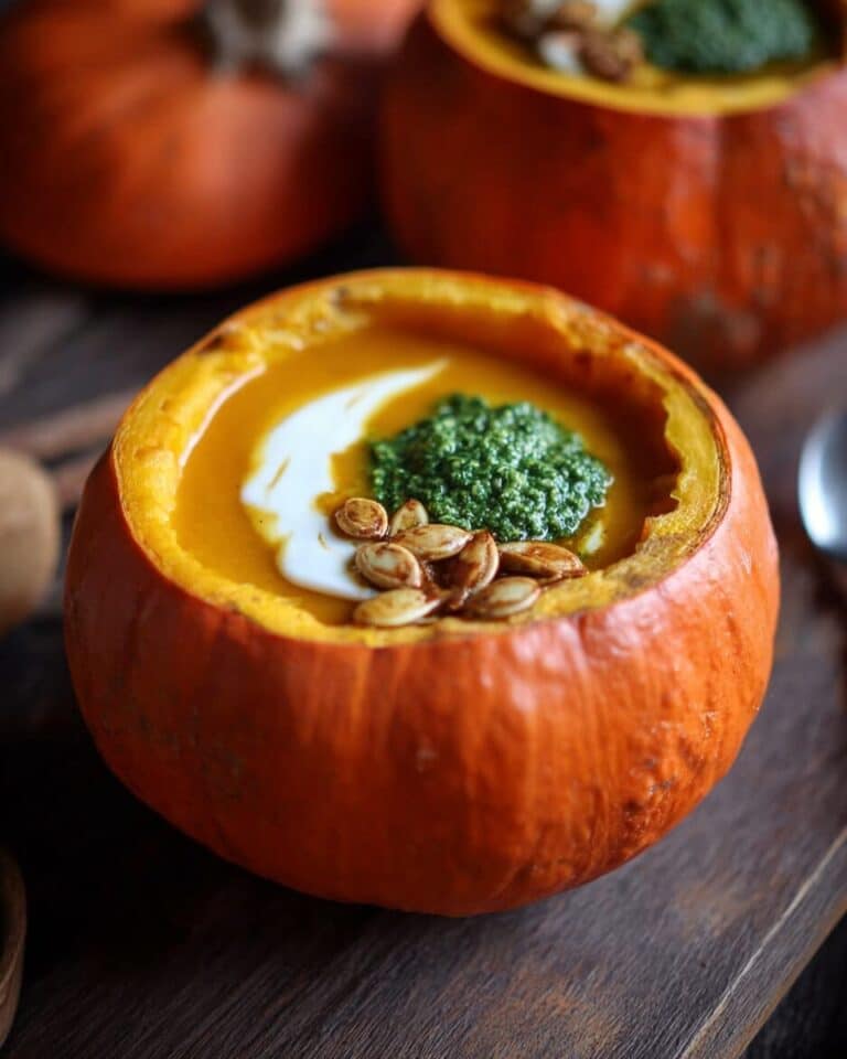 Roasted Pumpkin Sage Soup Recipe