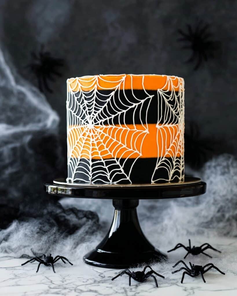 Spiderweb Cake Recipe