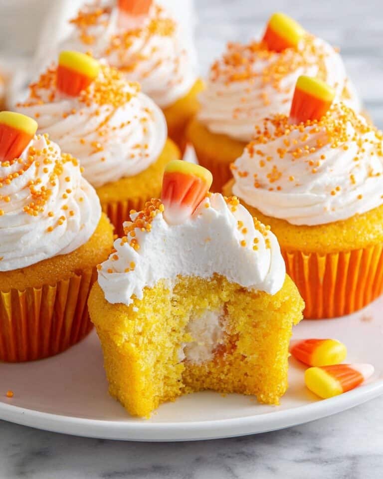 Candy Corn Cupcakes Recipe