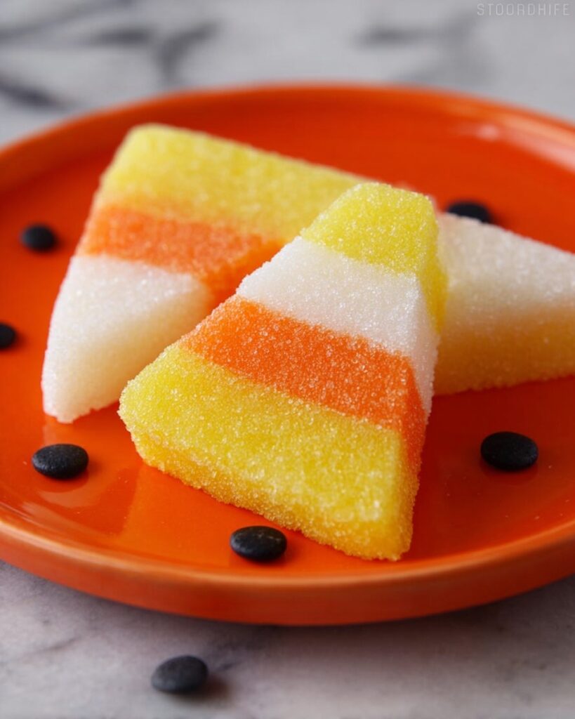 Candy Corn Sugar Cookies Recipe