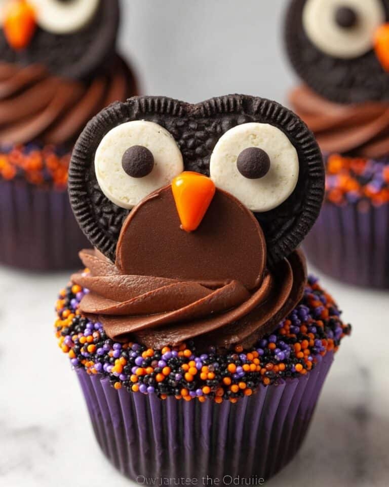 Reese’s Owls Cupcake Toppers Recipe