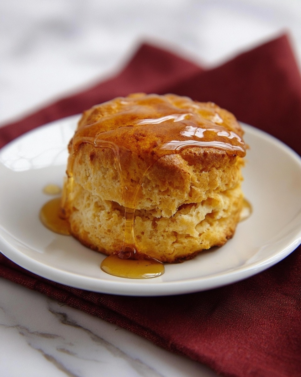 A stack of five thick, round biscuits with a golden brown top layer and a vibrant yellow-orange crumb inside. Each biscuit shows a rough, soft texture with some small pockets of white, likely melted butter, visible in some spots. The biscuits are placed on a simple white plate, set against a white marbled background. The stack is tall, with each biscuit slightly uneven but well risen, showing their fluffy and dense interior. photo taken with an iphone --ar 4:5 --v 7