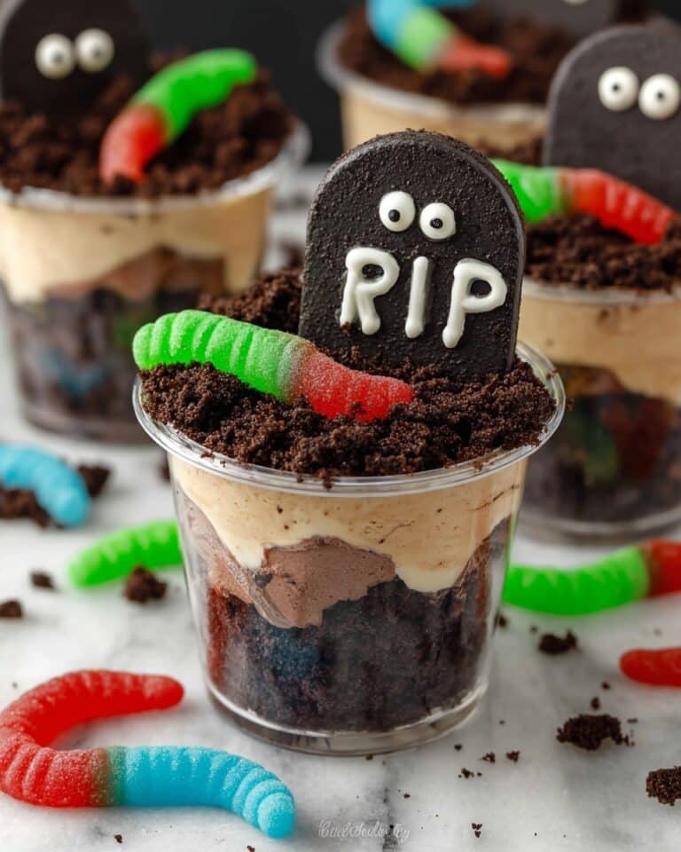 Halloween Dirt Cups Recipe