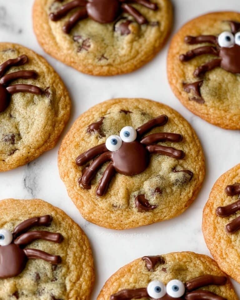 Halloween Spider Chocolate Chip Cookies Recipe