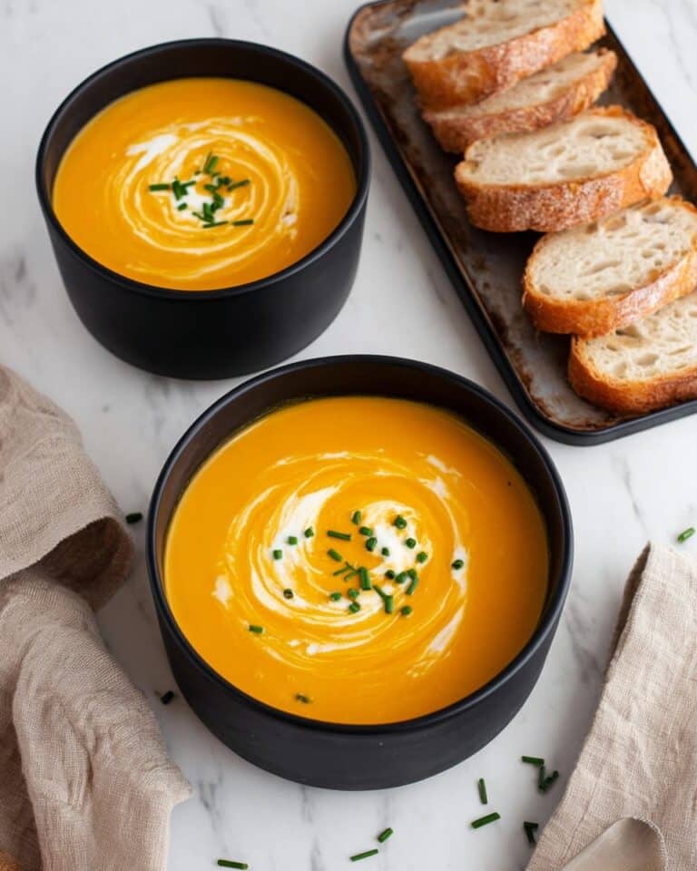 Roasted Carrot Ginger Soup Recipe