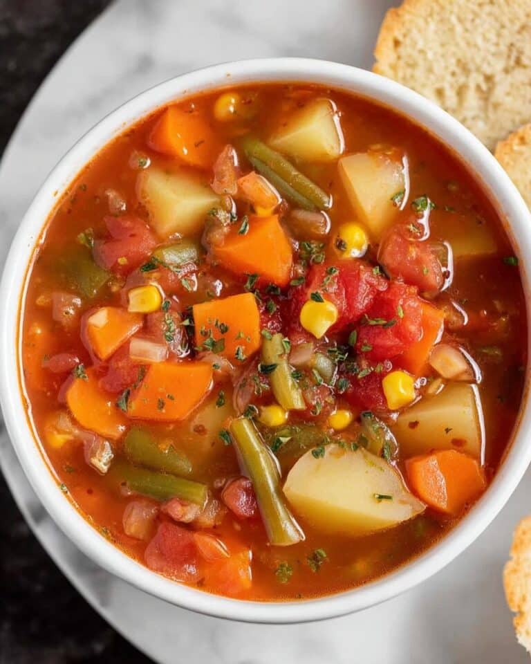 Crock Pot Vegetable Soup Recipe