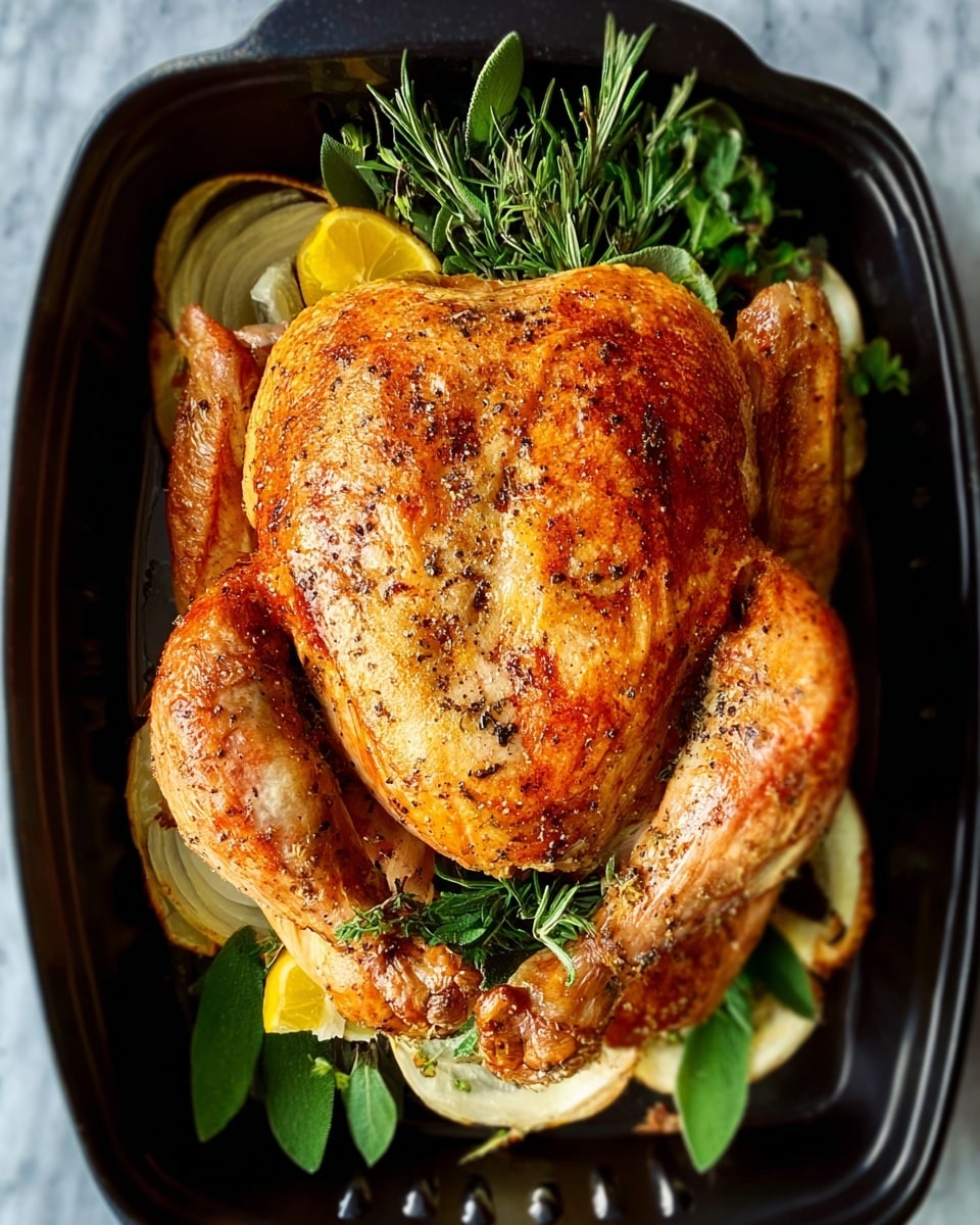 Garlic Herb Butter Thanksgiving Turkey Recipe