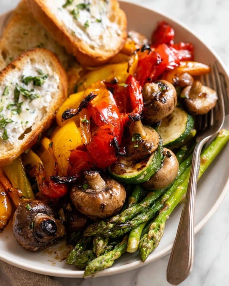 Incredible BBQ Grilled Vegetables with Lemon Herb & Garlic Marinade Recipe