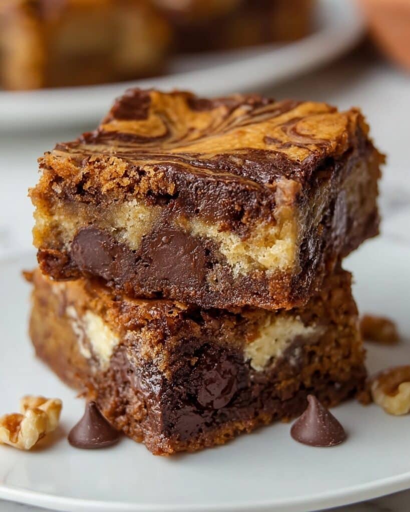 Chocolate Pumpkin Swirl Brownies Recipe