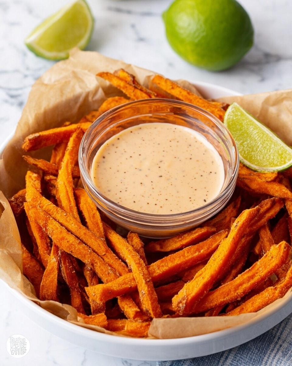Sweet Potato Fries with Chipotle Lime Dipping Sauce Recipe