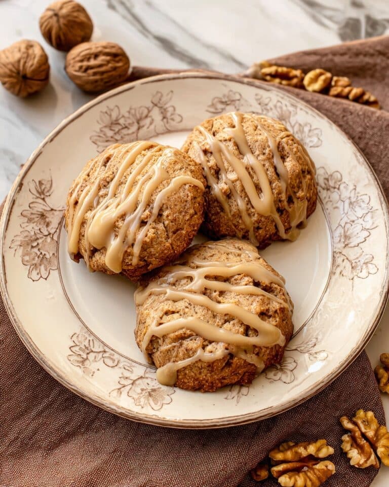 Glazed Maple Walnut Scones Recipe