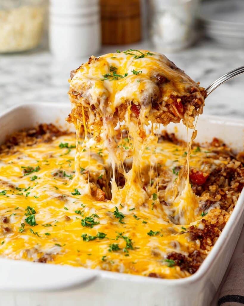 Taco Rice Casserole Recipe